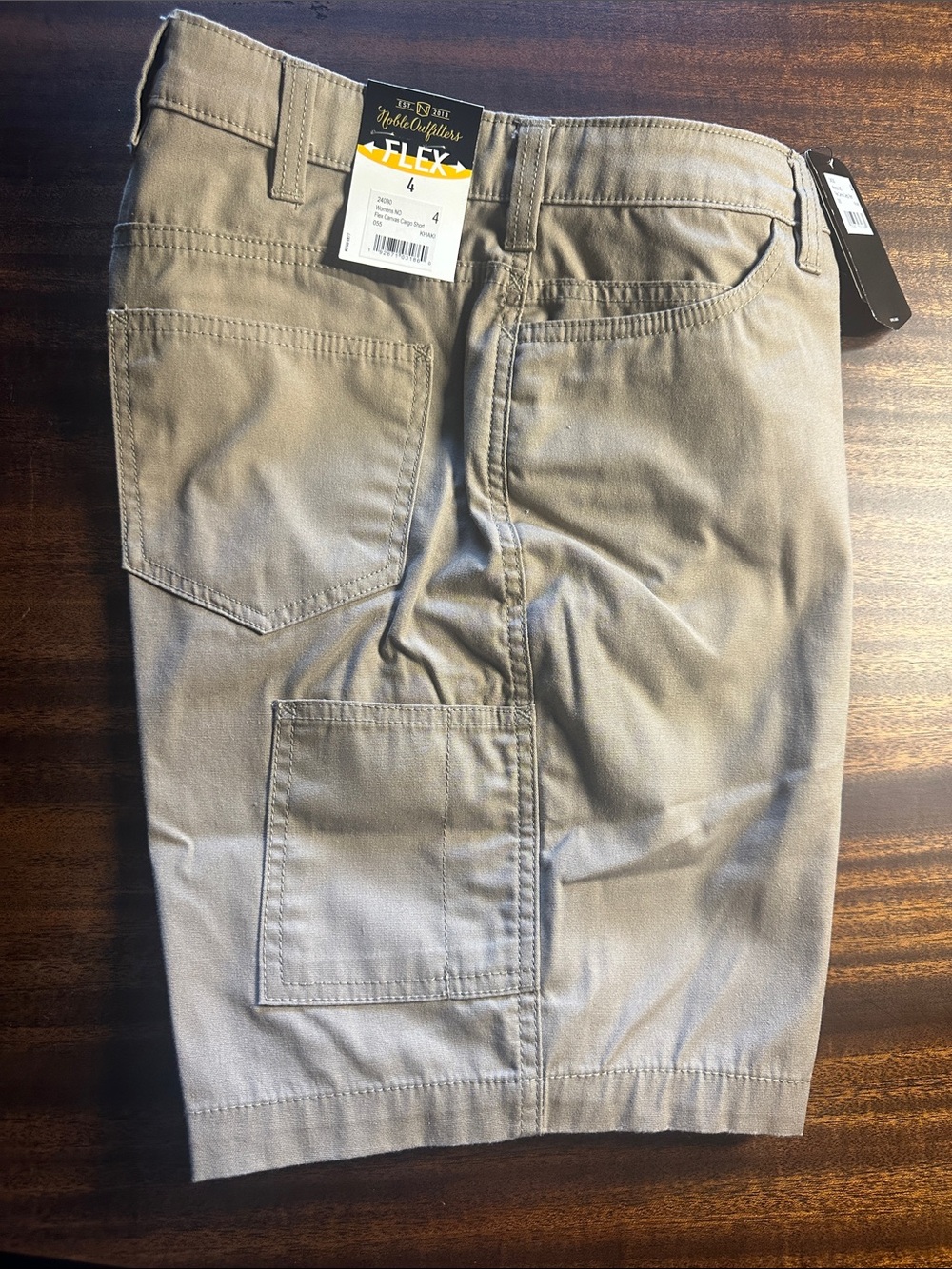 Noble U Women's Beige Work Bermuda Shorts